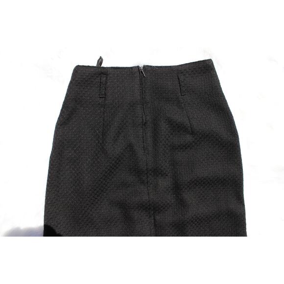 Steilmann Vintage Size 6 Wool Pleated Black Pencil Skirt Made in West Germany - Picture 7 of 9